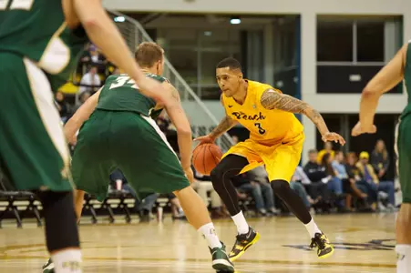 Keala King in the Big West Conference match against Cal Poly at the Walter Pyramid, Long Beach, Calif., Sat., Feb. 2, 2013.