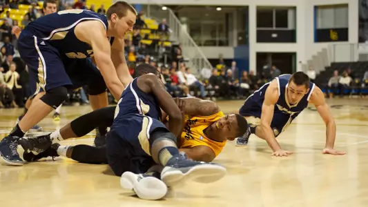 Dan Jennings in the Big West Conference match against U.C. Davis at the Walter Pyramid, Long Beach, Calif., Wed., Feb. 20, 2013
