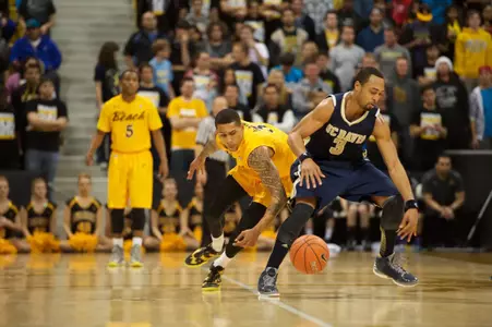 Keala King in the Big West Conference match against U.C. Davis at the Walter Pyramid, Long Beach, Calif., Wed., Feb. 20, 2013