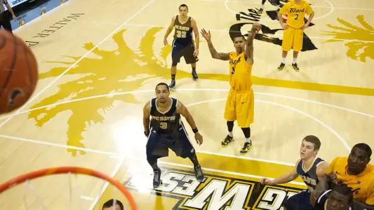 Keala King in the Big West Conference match against U.C. Davis at the Walter Pyramid, Long Beach, Calif., Wed., Feb. 20, 2013