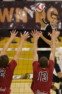 Junior Taylor Crabb had a match-high 22 kills in a 3-1 win at No. 8 Cal State Northridge.