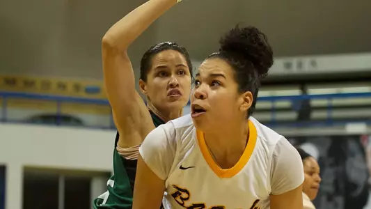 Bianka Balthazar in the Big West Conference match against Hawaii at the Walter Pyramid, Long Beach, Calif., Thurs., Feb. 7, 2013.