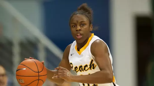 Chantel Dooley in the Big West Conference match against Hawaii at the Walter Pyramid, Long Beach, Calif., Thurs., Feb. 7, 2013.