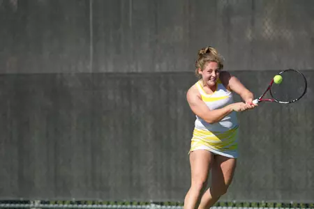 Ebba Unden won both her doubles and singles matches helping LBSU earn a 5-2 win over LSU.