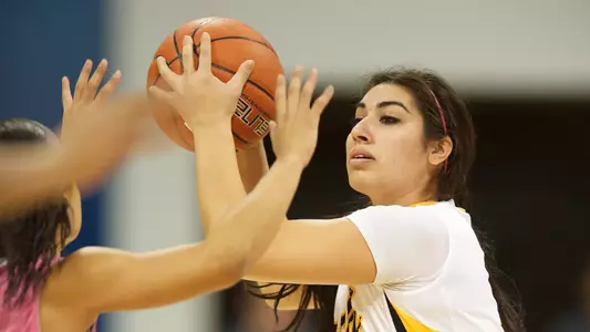 Alex Sanchez in the Big West Conference match against  Northridge at the Walter Pyramid, Long Beach, Calif., Sat., Feb. 9, 2013.