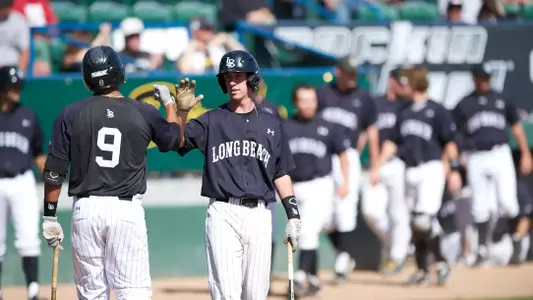 Eric Hutting hit an RBI double for Long Beach State.
