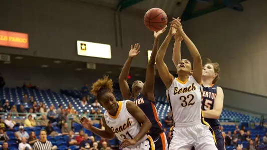 Devin Hudson before the Big West Conference Tournament match against Cal State Fullerton at the Bren Events Center, Irvine, Calif., Tues., March 12, 2013.
