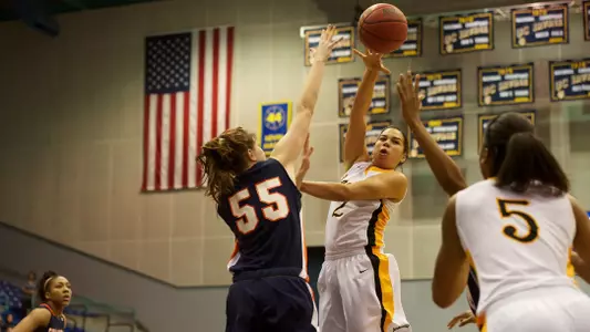 Bianka Balthazar in the Big West Conference Tournament match against Cal State Fullerton at the Bren Events Center, Irvine, Calif., Tues., March 12, 2013. 