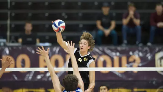 Dan Glamack in the Active Ankle Tournament match against IPFW at the Walter Pyramid, Long Beach, Calif., Sat. March 16, 2013.