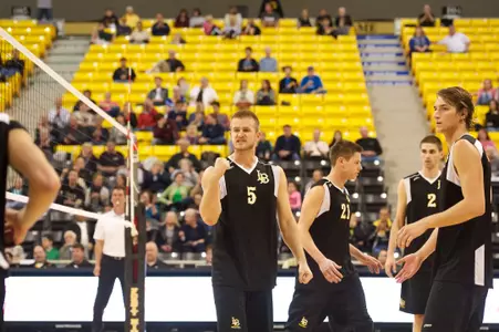 McKay Smith in the Active Ankle Tournament match against IPFW at the Walter Pyramid, Long Beach, Calif., Sat. March 16, 2013.
