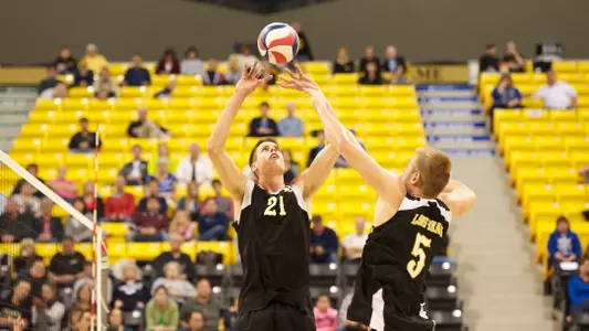 Connor Olbright in the Active Ankle Tournament match against IPFW at the Walter Pyramid, Long Beach, Calif., Sat. March 16, 2013.