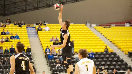 Dan Glamack in the Active Ankle Tournament match against IPFW at the Walter Pyramid, Long Beach, Calif., Sat. March 16, 2013.