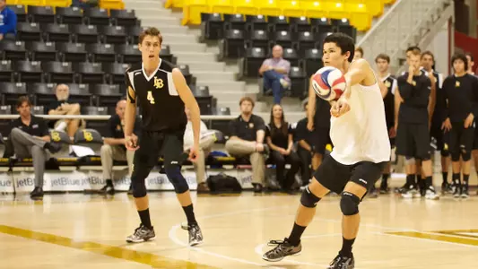 Andrew Sato in the Active Ankle Tournament match against IPFW at the Walter Pyramid, Long Beach, Calif., Sat. March 16, 2013.