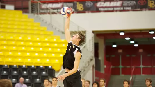 Dan Glamack in the Active Ankle Tournament match against IPFW at the Walter Pyramid, Long Beach, Calif., Sat. March 16, 2013.