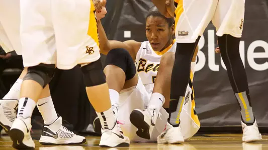 Jade Wilson in the first round game of the WNIT against Utah Wednesday night at the Walter Pyramid in Long Beach, Calif.