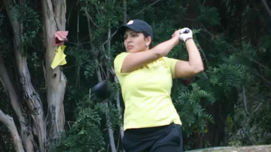 Shawnee Martinez was the top 49er at the Bruin Wave Invitational as she tied for 23rd. (Photo by Cameron Fujimoto/LBSU)