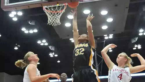 Sophomore Devin Hudson had a career-high 22 points and 20 rebounds in a 71-58 win at Cal Poly.