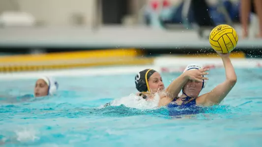 Chelsea Parks in the Big West Conference match against No. 13 UC Santa Barbara at the Campus Pool on Sunday, April 14, in Long Beach, Calif.