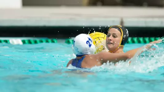 Chelsea Parks in the Big West Conference match against No. 13 UC Santa Barbara at the Campus Pool on Sunday, April 14, in Long Beach, Calif.