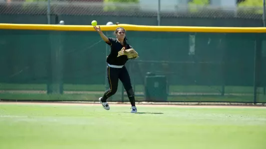 Leilani Tupua- Taulatasi in the match against Northridge at the 49er Softball complex, Wed., April 17, 2013.