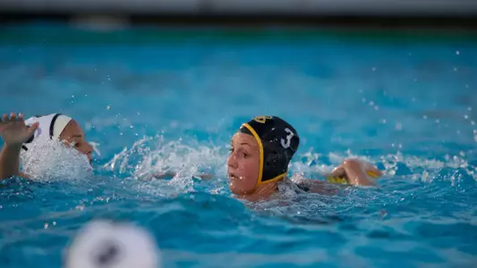 Melissa Matheson in the Big West Conference Women's Water Polo match against UC Irvine at the 49er Campus Pool, Long Beach, Calif., Thursday, April 18, 2013.