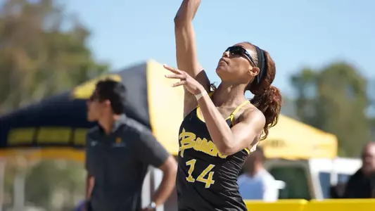 Janisa Johnson, along with Tyler Jackson, finished the 2013 season undefeated in pairs play.