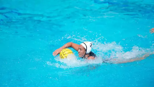 Coriann Snyder in the Big West Tournament third place match against San Diego State at the Anteater Aquatics Complex, Irvine, Calif., Sunday, April 28, 2013