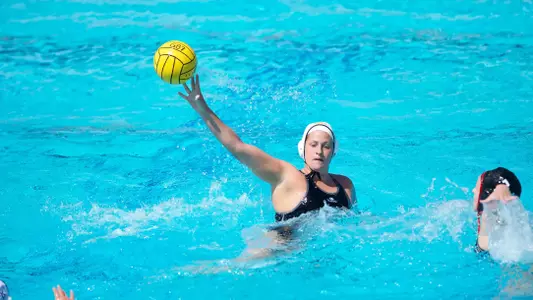 Chelsea Parks in the Big West Tournament third place match against San Diego State at the Anteater Aquatics Complex, Irvine, Calif., Sunday, April 28, 2013