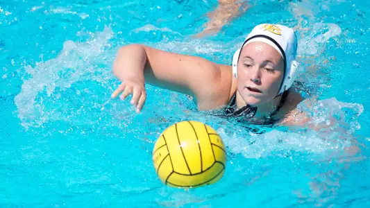Justine Morgan the Big West Tournament third place match against San Diego State at the Anteater Aquatics Complex, Irvine, Calif., Sunday, April 28, 2013