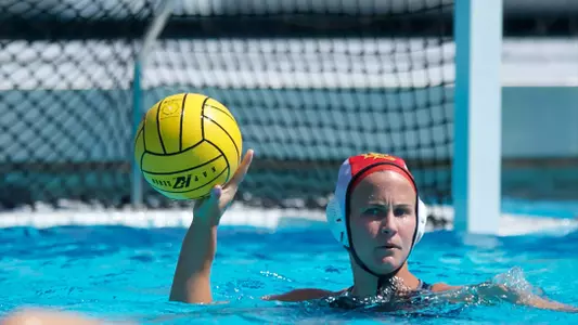 Kelly Ringel in the Big West Tournament third place match against San Diego State at the Anteater Aquatics Complex, Irvine, Calif., Sunday, April 28, 2013