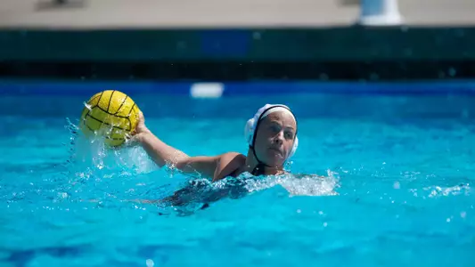 Chelsea Parks in the Big West Tournament third place match against San Diego State at the Anteater Aquatics Complex, Irvine, Calif., Sunday, April 28, 2013