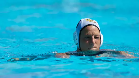 Christina Kotsia in the Big West Tournament third place match against San Diego State at the Anteater Aquatics Complex, Irvine, Calif., Sunday, April 28, 2013