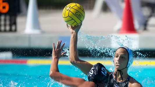 Christina Kotsia in the Big West Tournament third place match against San Diego State at the Anteater Aquatics Complex, Irvine, Calif., Sunday, April 28, 2013