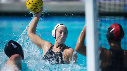 Claire Martin in the Big West Tournament third place match against San Diego State at the Anteater Aquatics Complex, Irvine, Calif., Sunday, April 28, 2013