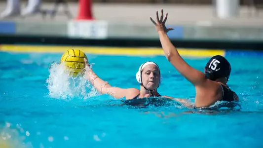 Chelsea Parks in the Big West Tournament third place match against San Diego State at the Anteater Aquatics Complex, Irvine, Calif., Sunday, April 28, 2013