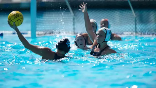 Chelsea Parks in the Big West Tournament third place match against San Diego State at the Anteater Aquatics Complex, Irvine, Calif., Sunday, April 28, 2013