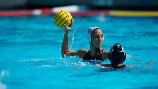 Christina Kotsia in the Big West Tournament third place match against San Diego State at the Anteater Aquatics Complex, Irvine, Calif., Sunday, April 28, 2013