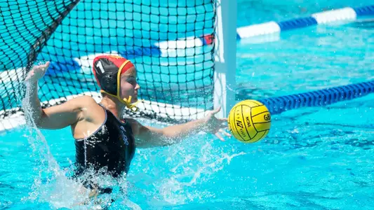 Kelly Ringel in the Big West Tournament match against Northridge at the Anteater Aquatics Complex, Irvine, Calif., Friday, April 26, 2013