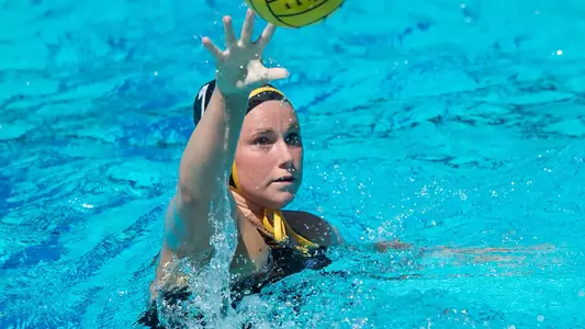 Justine Morgan in the Big West Tournament match against Northridge at the Anteater Aquatics Complex, Irvine, Calif., Friday, April 26, 2013