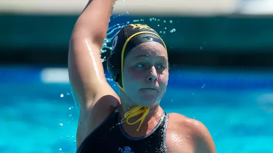 Kayla Robert in the Big West Tournament match against Northridge at the Anteater Aquatics Complex, Irvine, Calif., Friday, April 26, 2013