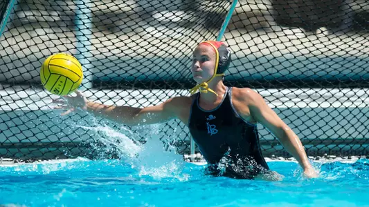 Kelly Ringel in the Big West Tournament match against Northridge at the Anteater Aquatics Complex, Irvine, Calif., Friday, April 26, 2013