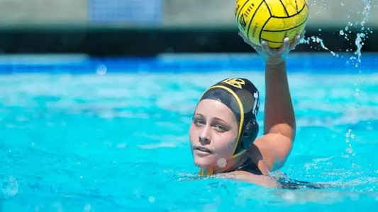 Kayla Robert in the Big West Tournament match against Northridge at the Anteater Aquatics Complex, Irvine, Calif., Friday, April 26, 2013