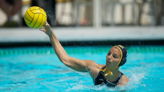Christina Kotsia in the Big West Conference match against Cal State Northridge Saturday, April 6, 2013, at the Campus Pool in Long Beach, Calif.