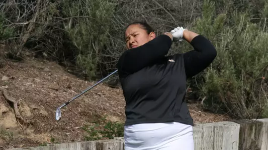 Senior Simone Hoey was the top player at the inaugural Black & Blue Rivalry Match vs. UC Irvine.  (Photo by Cameron Fujimoto/LBSU)