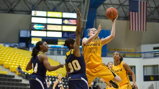 The 49ers will head to Cal State Northridge on Saturday, Jan. 25. (Photo by John Fajardo)