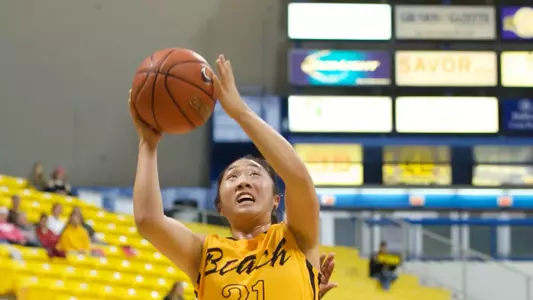 Freshman Anna Kim has been named the Big West Women's Basketball Player of the Week. (Photo by John Fajardo)