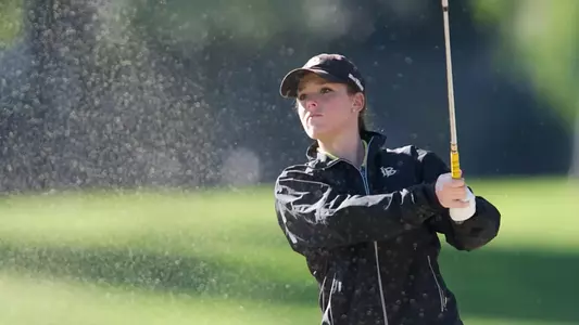 Kassidy Teare sits on top of the leaderboard going into the final round at the Ron Moore Intercollegiate. (Photo by Cameron Fujimoto/LBSU)