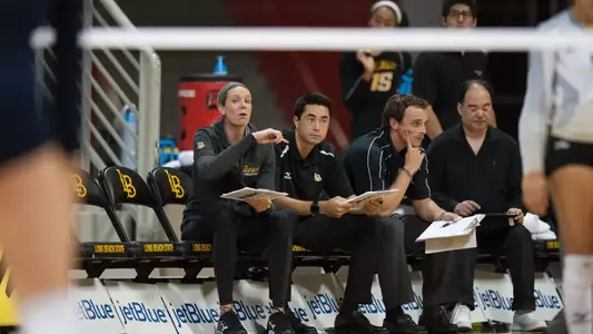 The coaching staff (Erika Dillard, Mike Campbell, Kristian Kuld)