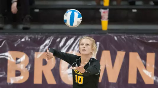 Anete Brinke entered into the rotation last week and helped spark the Beach to the win at CSUN.