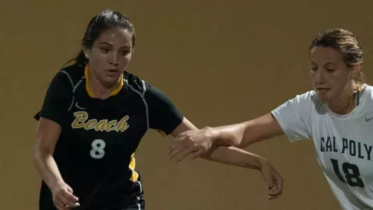 Paige Conway. 2014 Big West Conference Tournament, San Luis Obispo, Calif. (Photo by John Fajardo/LBSU)